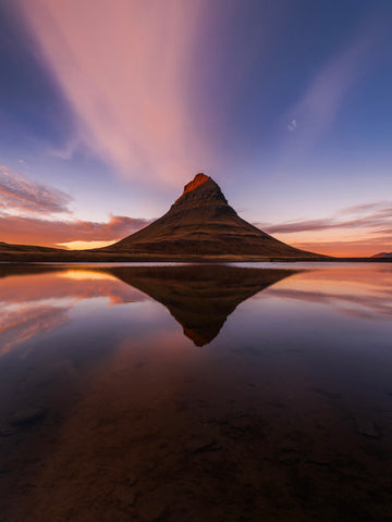 Sunset over Kirkjufell